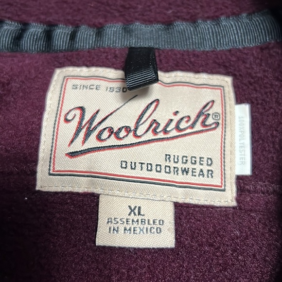 Fleece Woolrich Full zip Jacket - Picture 3 of 3